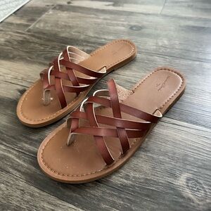 Brown Sandals - Women’s 8